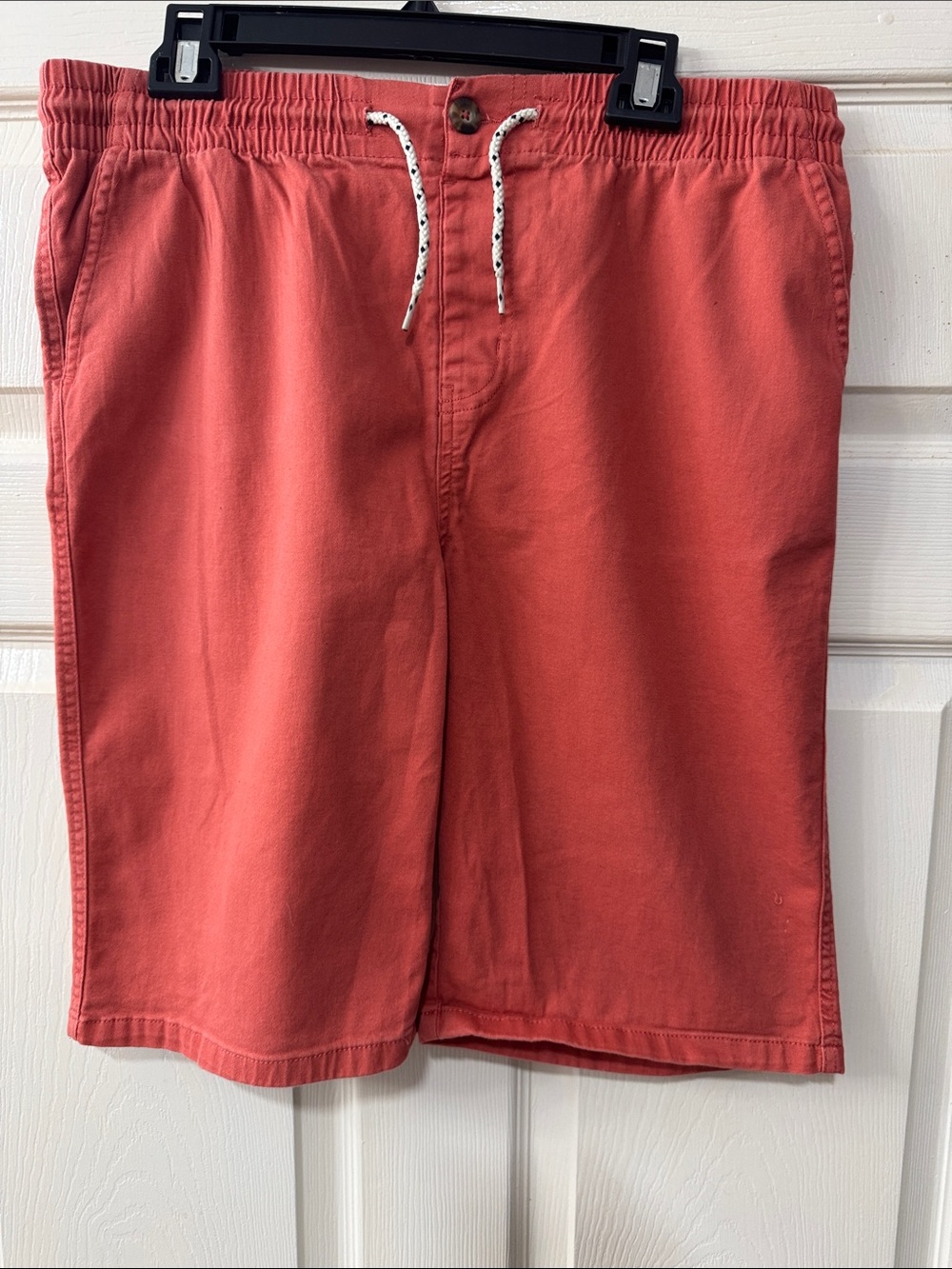 Arizona Jean Company Boys Husky XL 18H/20H Orange Drawstring Shorts Like New